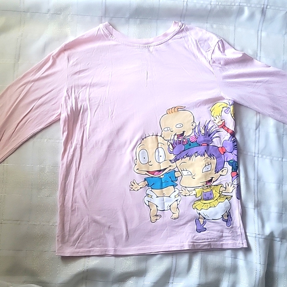 EUC Nickelodeon/Love Tribe Pink Rugrats long sleeve - Picture 5 of 8